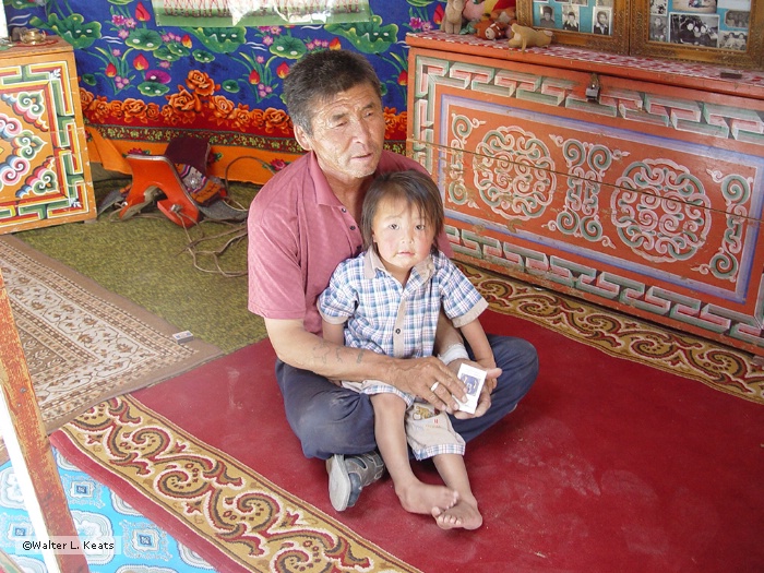 Herder Family, At the Well, Gobi Desert, Mongolia